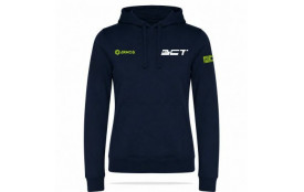 SWEAT CAPUCHE COTON Ecusson coeur- Femme - R1068F
