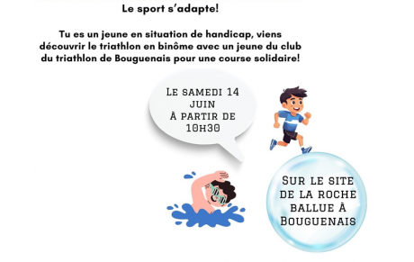 Triathlon solidaire le 14 juin 2025